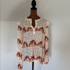 Beautiful Blue Pepper blouse.